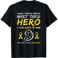 thumbnail image 1 of Childhood Cancer Awareness Meet My Hero T-Shirt, 1 of 3