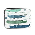 thumbnail image 1 of Childish Funny Crocodile 17 inch Portable Laptop Sleeve Compatible with MacBook Air Notebook Computer Case for Men Women College School Students, 1 of 7