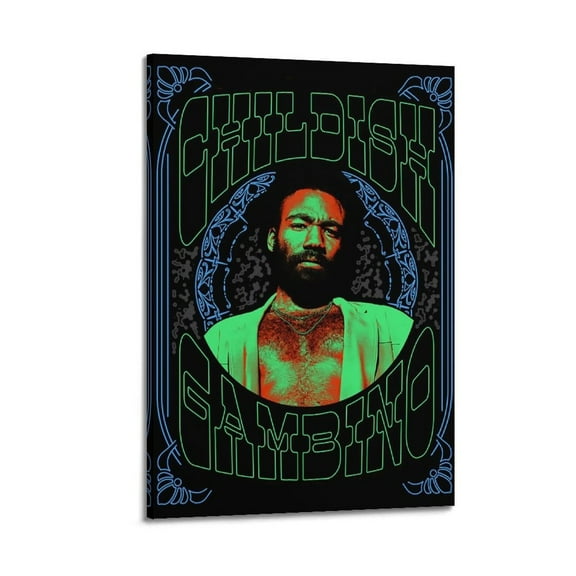 Childish Gambino Anime Star Music Picture Wall Art Painting Canvas Posters Artworks Gift Room Aesthetic