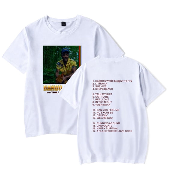 Childish Gambino Bando Stone and The New World Merch Short Sleeve T-shirt Unisex Fashion Crew Neck Top