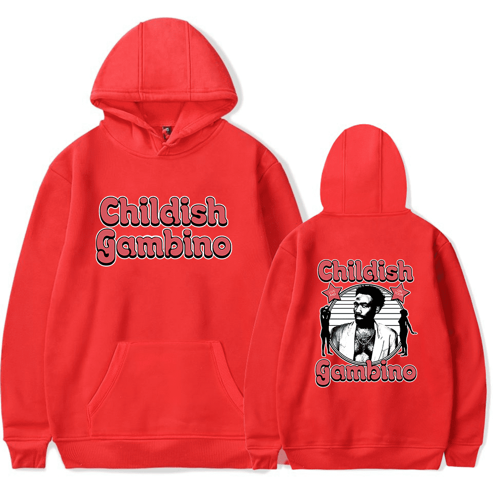 Childish Gambino Merch Hoodie Hoodies Pullover Hooded Sweatshirt Long Sleeve Streetshirt Top Walmart