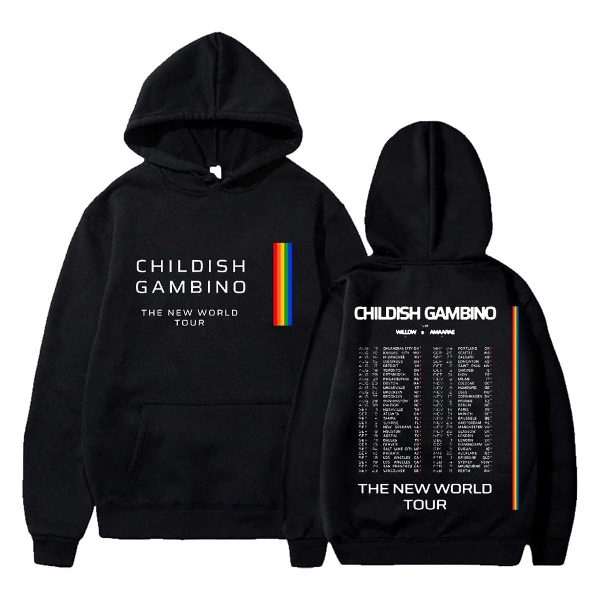 Childish Gambino The New World Tour 2024 Hoodies Women Men Long Sleeve