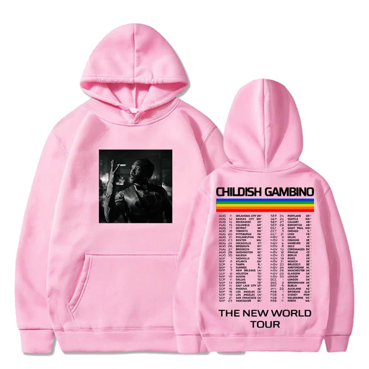 Childish Gambino The New World Tour 2024 Hoodies Women Men Long Sleeve