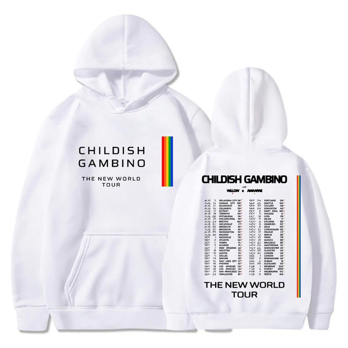 Childish Gambino The New World Tour 2024 Hoodies Women Men Long Sleeve