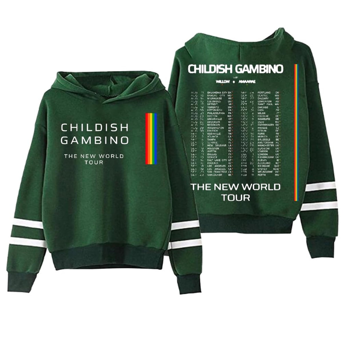 Childish Gambino The New World Tour 2024 Hoodies Women Men Long Sleeve