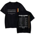 thumbnail image 1 of Childish Gambino The New World Tour 2024 Merch Short Sleeve T-shirt Unisex Fashion Crew Neck Top, 1 of 2