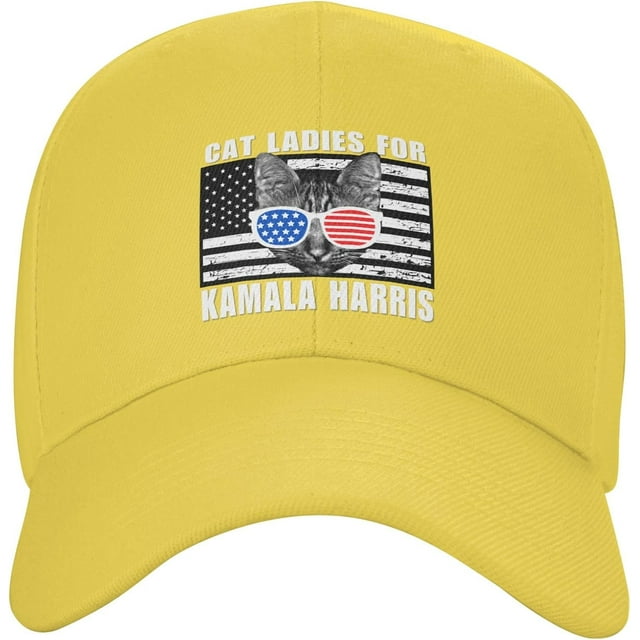 Childless Cat Lady for Kamala Harris Walz 2024 President Trucker Hat