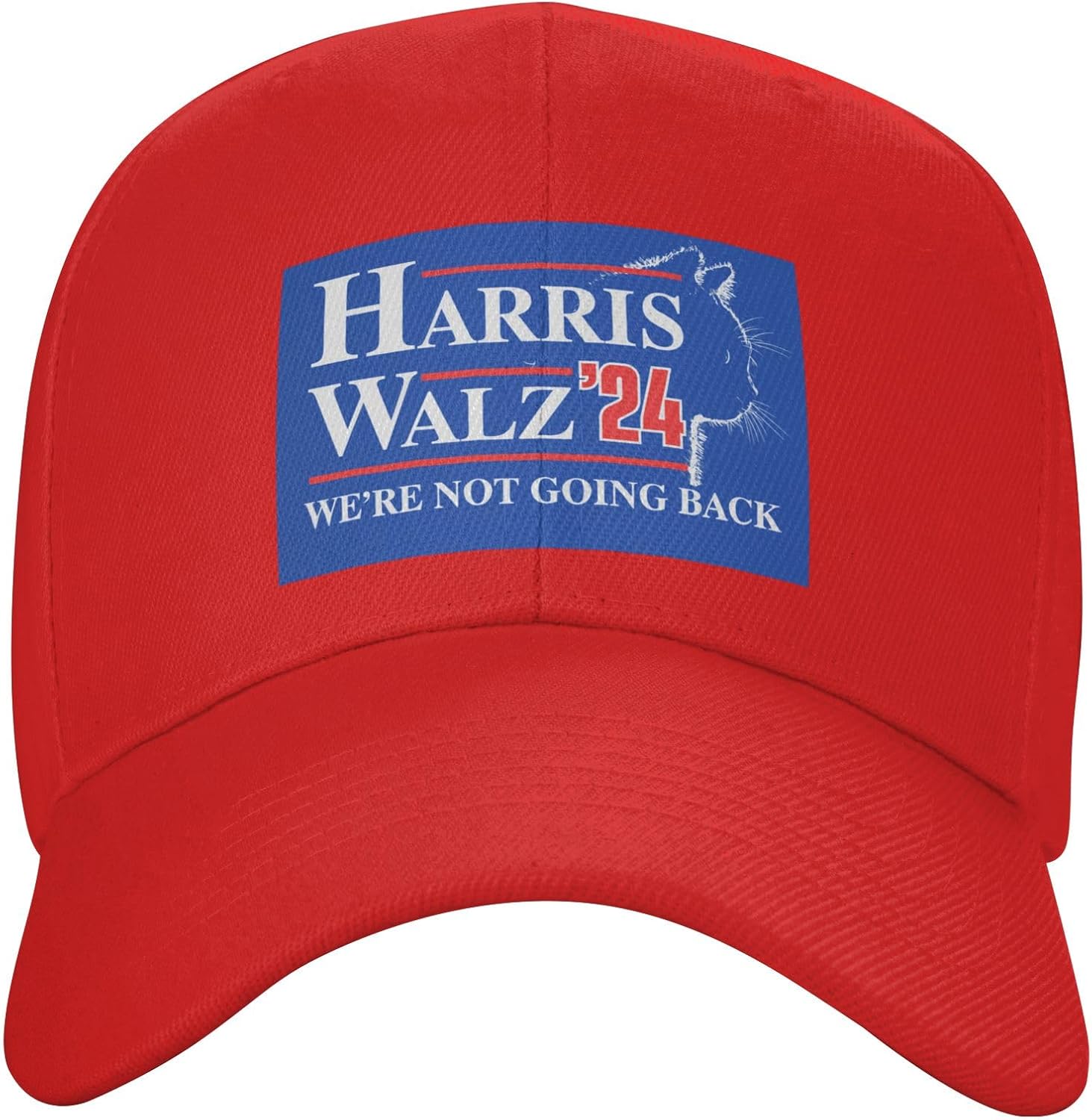 Childless Cat Lady for Kamala Harris Walz 2024 President Trucker Hat