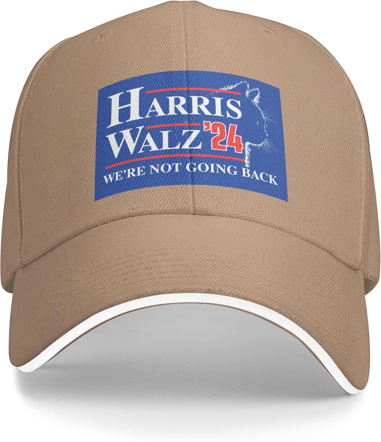 Childless Cat Lady for Kamala Harris Walz 2024 President Trucker Hat