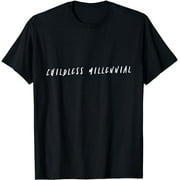 Childless Millennial #childlessmillennial Funny Theme Park T-Shirt