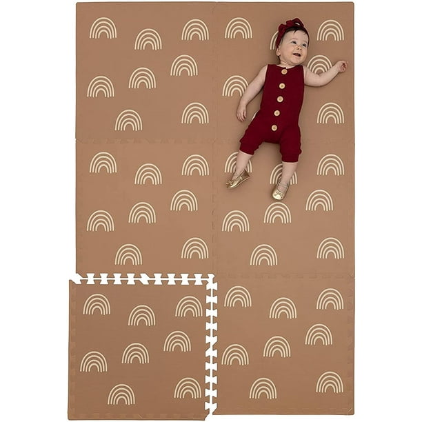 Childlike Behavior Extra Large Baby Play Mat NonToxic Foam Play Mat with Soft Interlocking