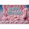 thumbnail image 1 of Childr Unicorn Balloons Birthday Party rations Background Butterfly Mermaid ss Photo Studio Backdrop, 1 of 8