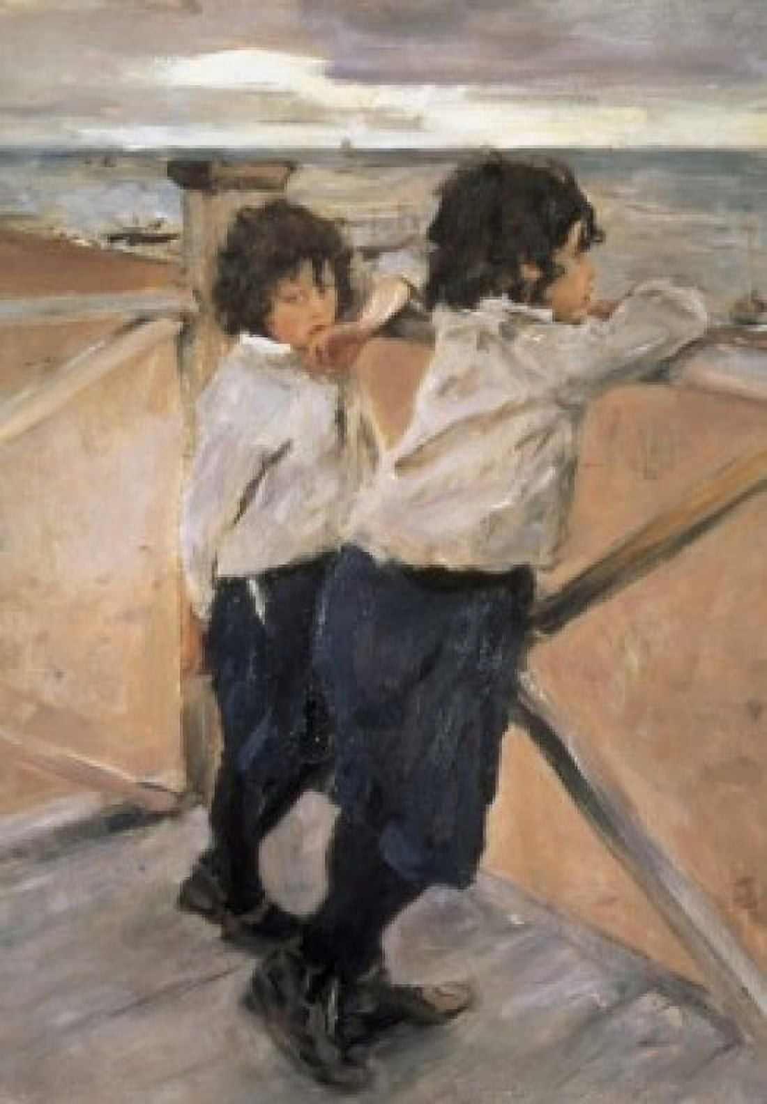Children 1899 Valentin Aleksandrovic Serov (1865-1911Russian) Russian State Museum St Petersburg Canvas Art - Valentin Aleksandrovic Serov (18 x 24)