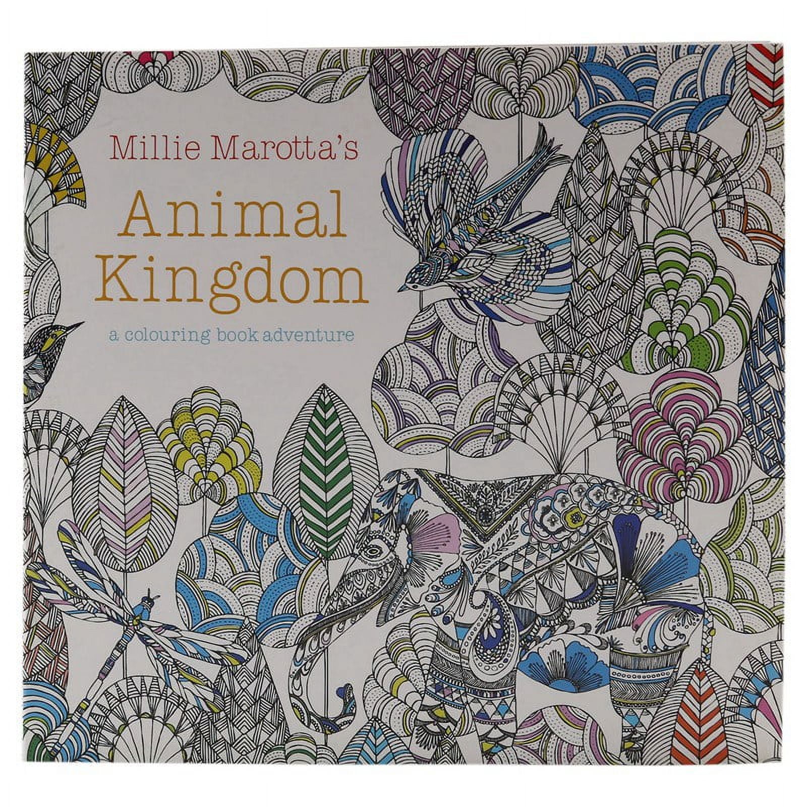 Children Adult Animal Kingdom Coloring Painting Book - Walmart.com