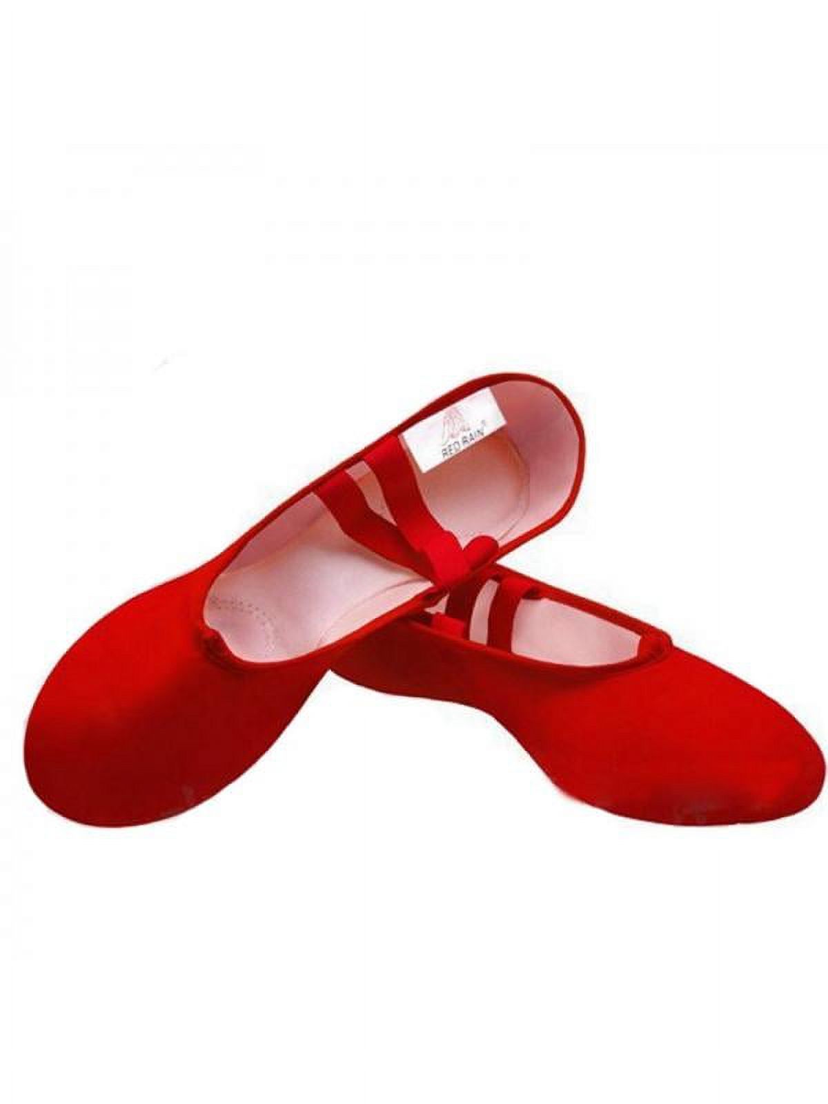Children Adults Canvas Ballet Dance Shoes Split Sole Pointe Slippers Dancing Shoes - image 1 of 2