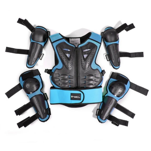 Children Armor for Protection Vest Motorcycle Kids Suit ATV Dirt Bike Chest Spine Knee Elbow Pad Skiing Armor