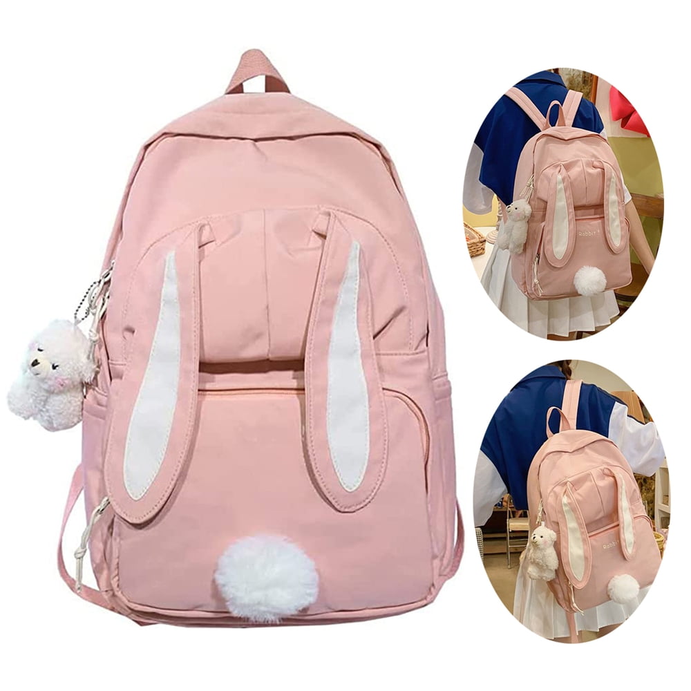 Aesthetic School Bags With Kawaii Pin And Cute Accessories Kawaii Backpack  For Teen Girls (white) | Fruugo KR