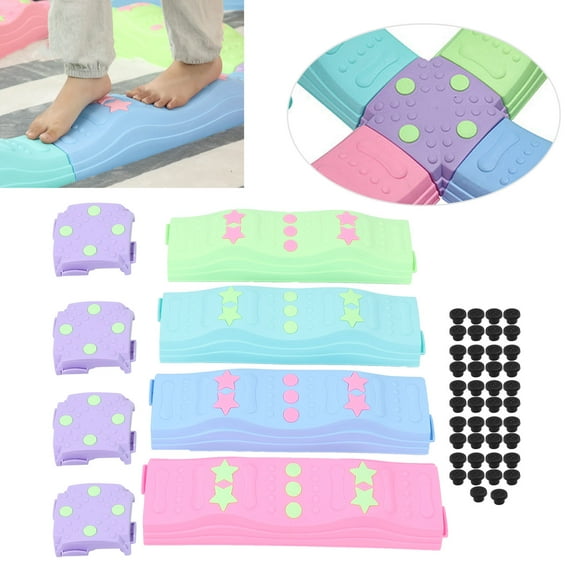 Children Balance Beam, Environmental Plastic Plastic Stepping Board Toy, Obstacle Course Toy, For Children Kids