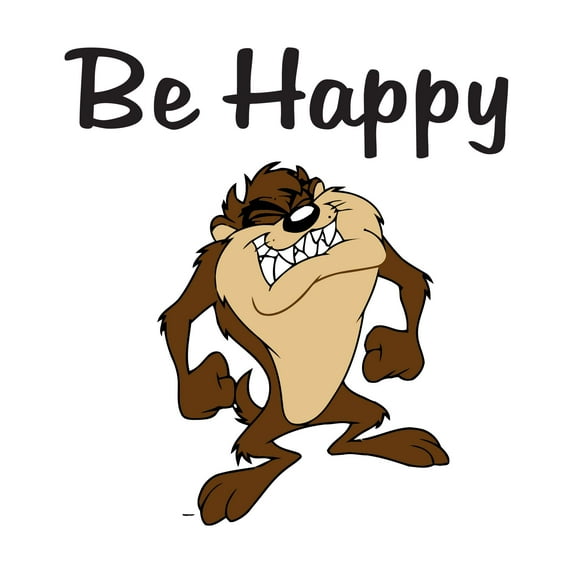 Children Be Happy Adorable Cartoon Wall Decal Decoration Cute Happy Cartoon Dog Vinyl decal Decor Art Lasts Years and Easily Removable - Size: 9 In(W) x 10 In(H)