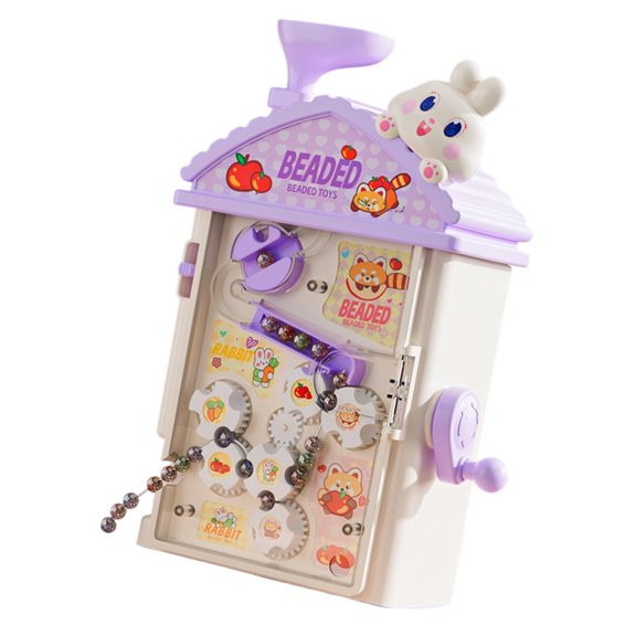 Children Bead Craft Set Automatic Threading Machine 400pcs Beads Set Fun Play