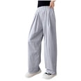 thumbnail image 1 of Children Boy Girl Flare Bell Bottom Straight Leg Elastic Waist Basic Long Bootcut Leg Trousers Pants Coats for Child Rayon Casual Winter Fall 2026 8 Years, 1 of 7