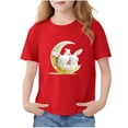 thumbnail image 1 of Children Boy Girl Graphic Tshirts Crew Neck Tee Tops for Child Short Sleeve Summer Fall Tee Shirt 2026 Clothes Trendy Y2K 12-13 Years, 1 of 6