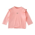 thumbnail image 1 of Children Boy Girl Heart Lover Print Loose Fit Boat Neck Outfits Sweatshirt for Child Long Sleeve Casual Thin Peplum Thermal Fall Winter 2026 Clothes Y2K, 1 of 5