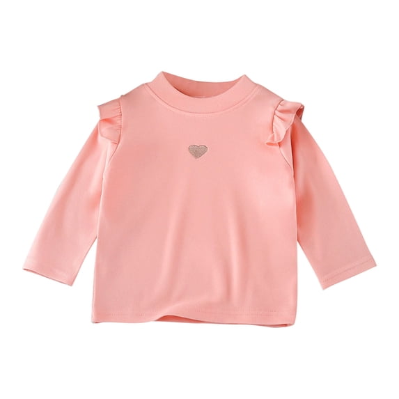 Children Boy Girl Heart Lover Print Loose Fit Boat Neck Outfits Sweatshirt for Child Long Sleeve Casual Thin Peplum Thermal Fall Winter 2026 Clothes Y2K