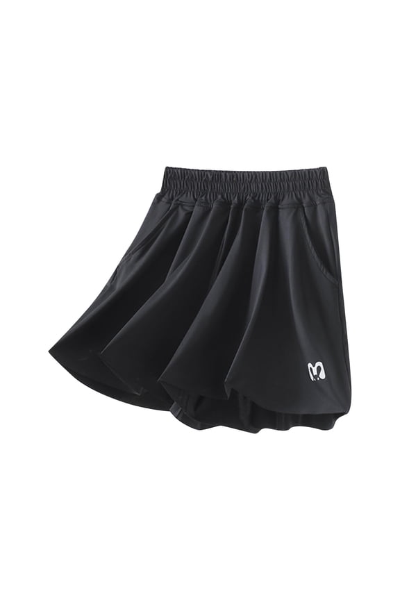 Children Boy Girl Loose Fit Spandex Skirts Pants Shorts for Kid Long Work Out Gym Easter Running Thin Cute Animal Bunny Straight Leg Skirts 2026 Clothing Y2K
