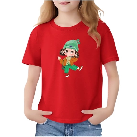 Children Boy Girl Short Sleeve T Shirts Graphic Tee Tops for Child Crewneck Summer Fall Tee Shirt 2026 Clothing Y2K 11 Year