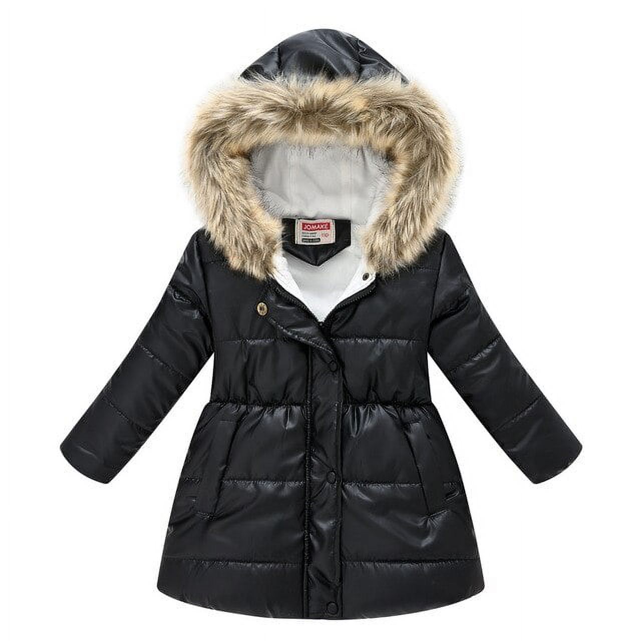Aodebiao 2024 Toddler Kids Clothes Clearance! Girls Fleece Jacket Coat Fall Winter Warm Coat