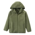 thumbnail image 1 of Children Boys Girls Winter Windproof Solid Zipper Hooded Coat Jacket Kids Warm Outerwear Jacket Size 6 Girls Jacket Winter Coats for Girls 4t Girls Toddler Coats 6x Women Winter Jacket Girls Dressy, 1 of 4