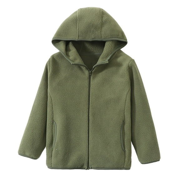 Children Boys Girls Winter Windproof Solid Zipper Hooded Coat Jacket Kids Warm Outerwear Jacket Size 6 Girls Jacket Winter Coats for Girls 4t Girls Toddler Coats 6x Women Winter Jacket Girls Dressy
