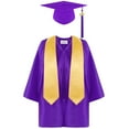 thumbnail image 1 of Children Boys Graduation Outfit Toddler Cap and Gown Kindergarten Outfits Set with Tassel Class Of 2025 Size 6-7T Kids Clothes, 1 of 7