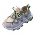 thumbnail image 1 of Children Breathable Soft Bottom Flat With Non-slip Slip-on Patchwork Lace-up Shoes, 1 of 8