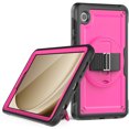 thumbnail image 1 of Children Case for Samsung Galaxy Tab A9+ 11.0" 2023 SM-X210 / SM-X215 / SM-X216, with 360 Rotating Stand, Hand Strap, Shoulder Strap, Pen Holder Full-Body Shockproof Protective Rugged Case - Rose, 1 of 12