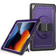 thumbnail image 1 of Children Case for iPad 9th/8th/7th Generation, with 360 Rotating Stand, Hand Strap, Shoulder Strap, Pen Holder Full-Body Shockproof Protective Rugged Case for iPad 10.2" 2021/2020/2019 - Purple, 1 of 11