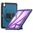thumbnail image 1 of for Kids Rugged Heavy Duty Case for iPad Air 13 M3 2025 / Air 13 M2 2024, Shockproof 360 Degree Rotatable Kickstand with Handstrap Protective Hybrid Cover Case for Air 13 2025/2024, Navyblue, 1 of 12