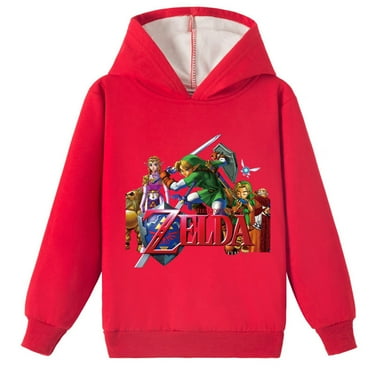 Children Casual Hoodie The Legend of Zelda Long Sleeve Pullover Tops Boys Girls Brushed Sweatshirt