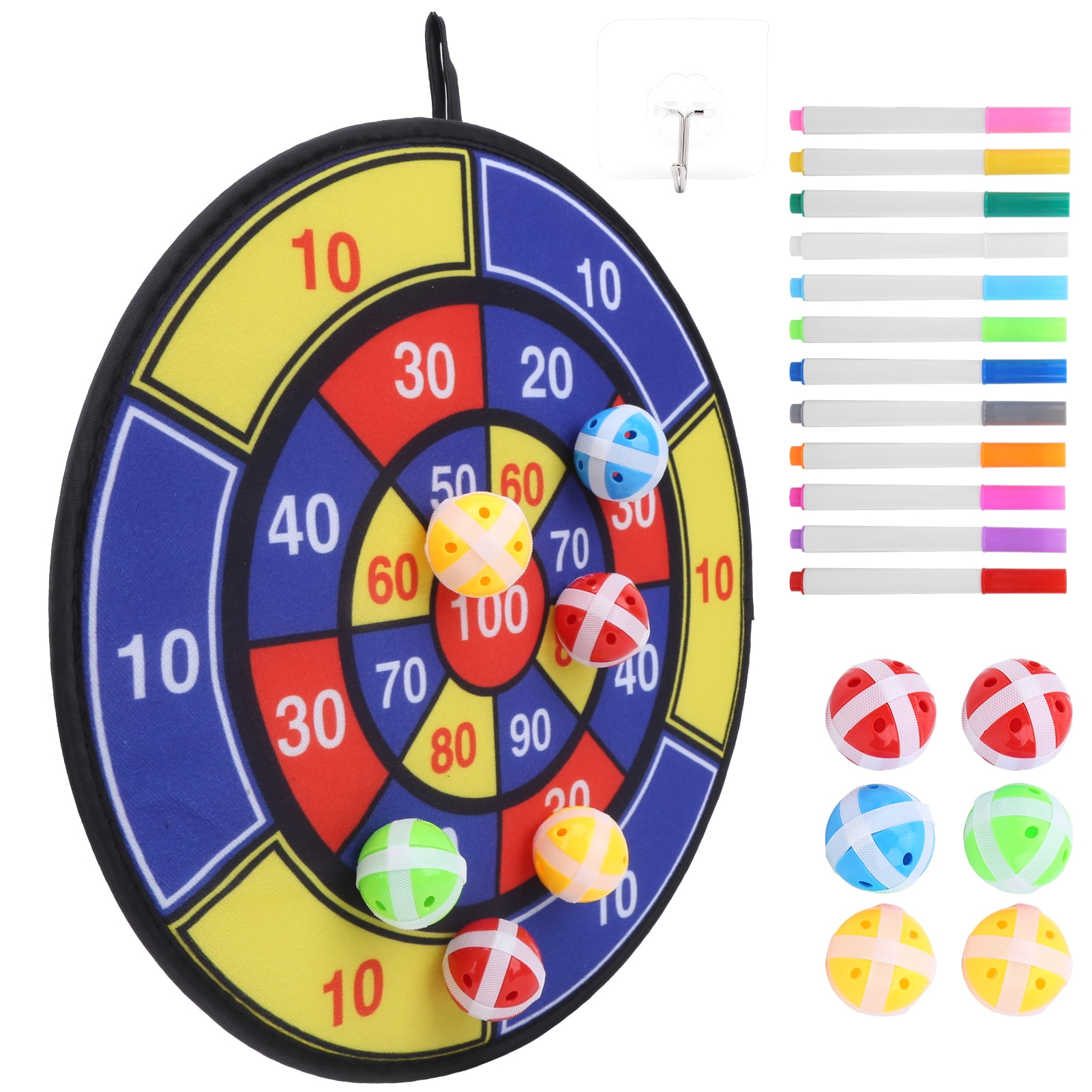Children Checkerboard Game Dart Board Target Puzzle Toy Slimeball Lint