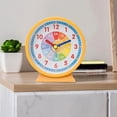 thumbnail image 1 of Children Children Learning Clock Ful Design Learn While Having Fun Metal Orange, 1 of 6