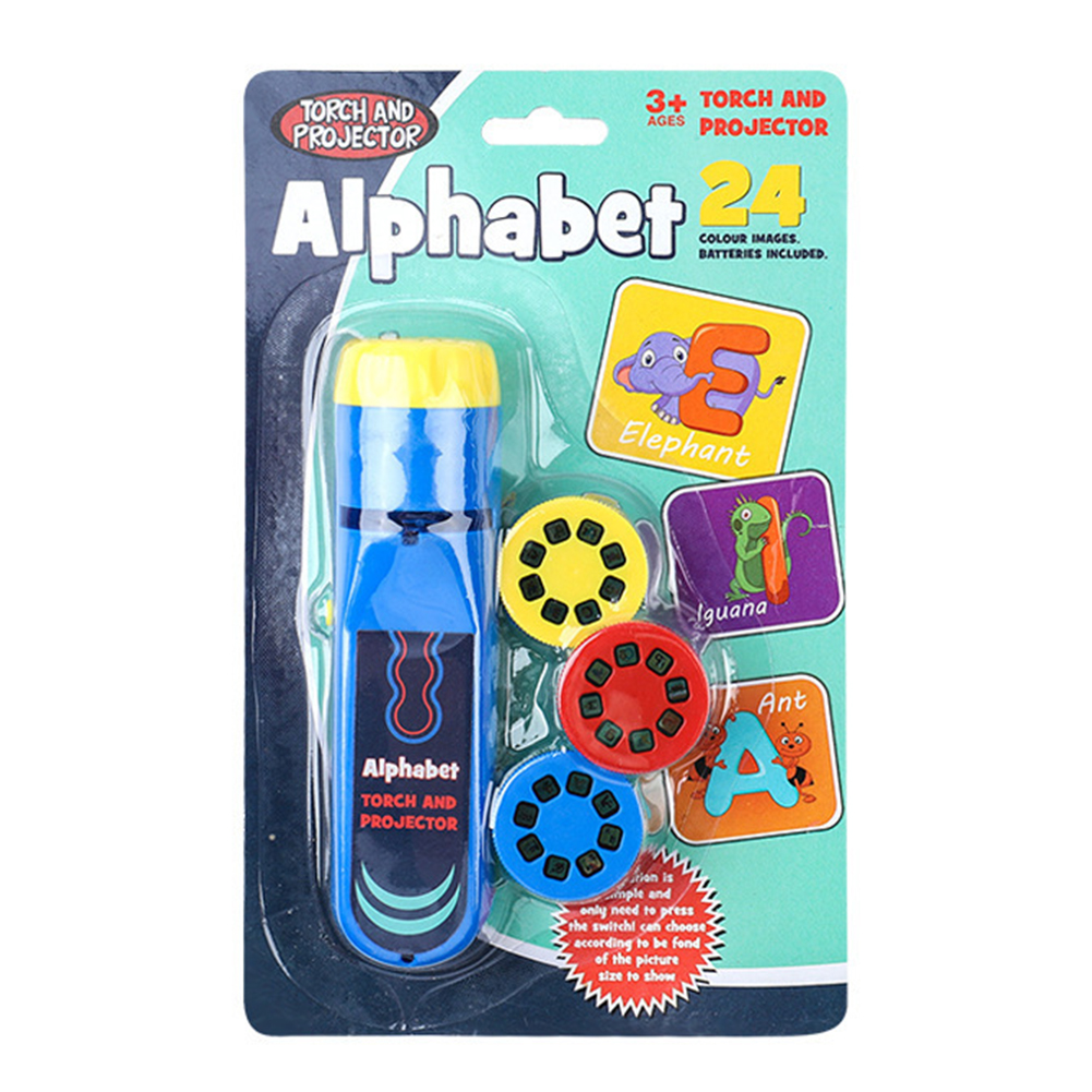 Children Christmas Projector Flashlight Cute CartoonLetter Fruit Early ...