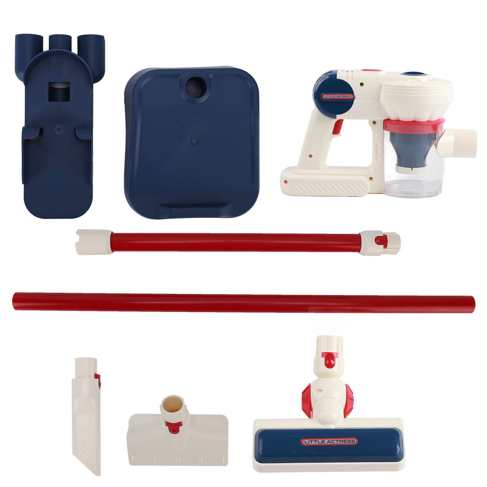 Children Cleaning Vacuum Cleaner Kit Toddlers Play House Electric Kids