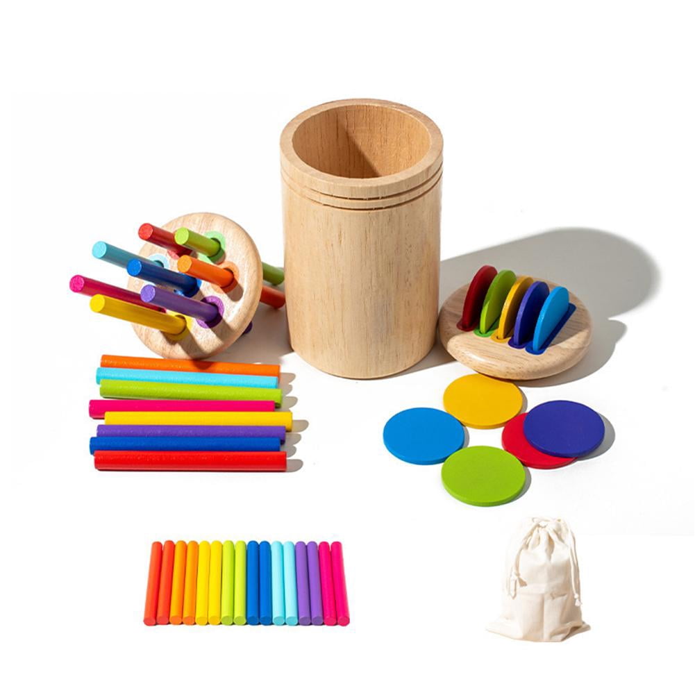 Children Color Sorting Cup Color Cognition Shape Matching ...
