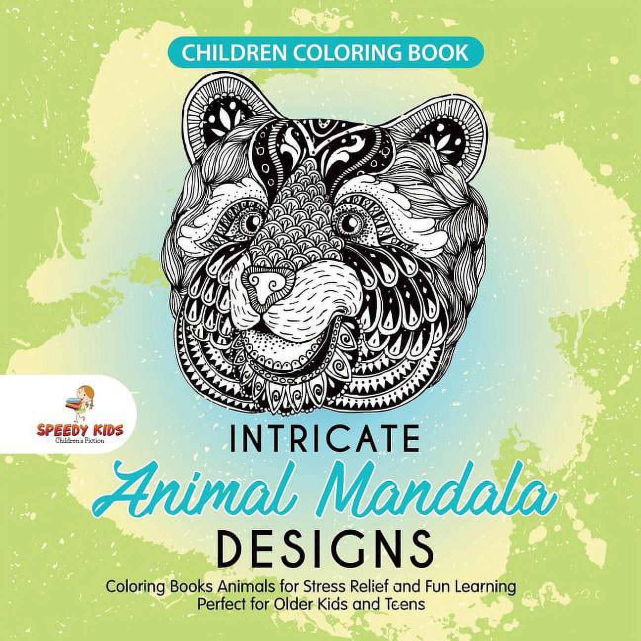 Children Coloring Book. Intricate Animal Mandala Designs. Coloring Books Animals for Stress Relief and Fun Learning. Per, (Paperback)