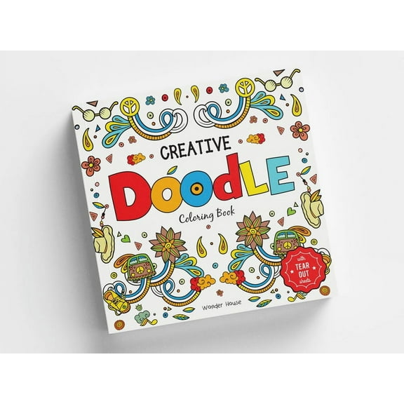 Children Coloring Book With Tear Out She: Creative Doodle Coloring Book (Paperback)