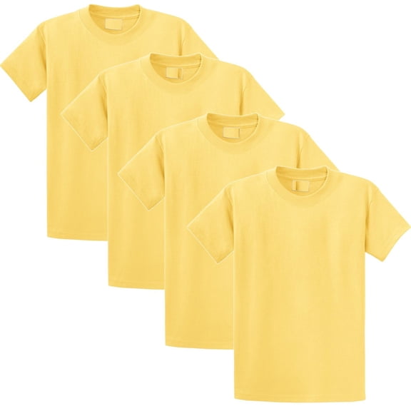 Children Cotton T-Shirts Boys Girls Tees 4 Pack Youth Kids Top