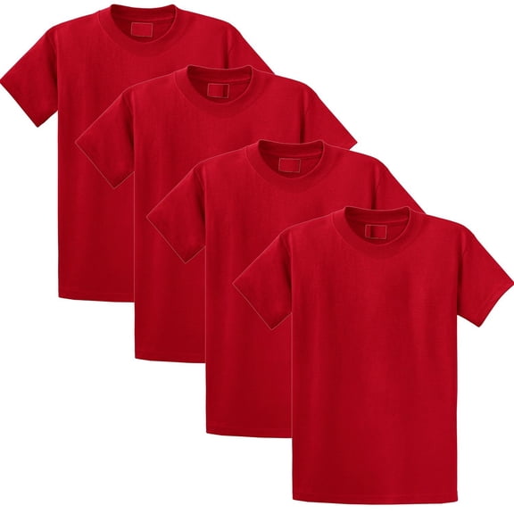 Children Cotton T-Shirts Boys Girls Tees 4 Pack Youth Kids Top