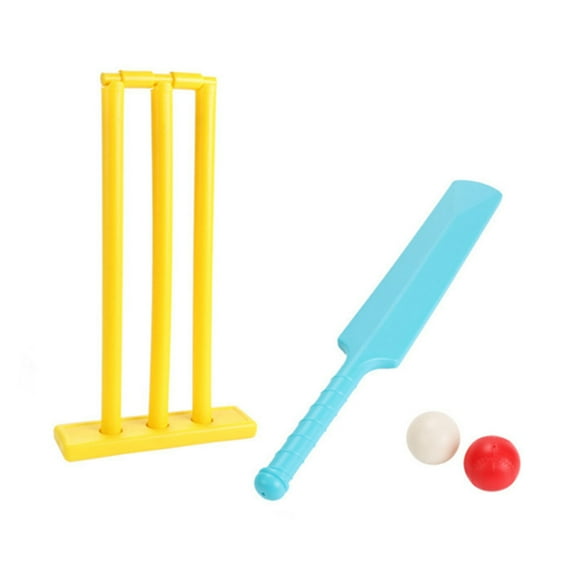 Children Crickets Set Indoor Outdoor Child Sports Game Parent Child Crickets Game with Stumps and 2 Balls Interesting Toy
