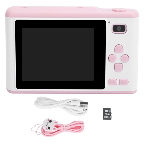 Children Digital Camera with 2.8in HD Touch Screen Dual Lens 18MP Video Recording CameraPink